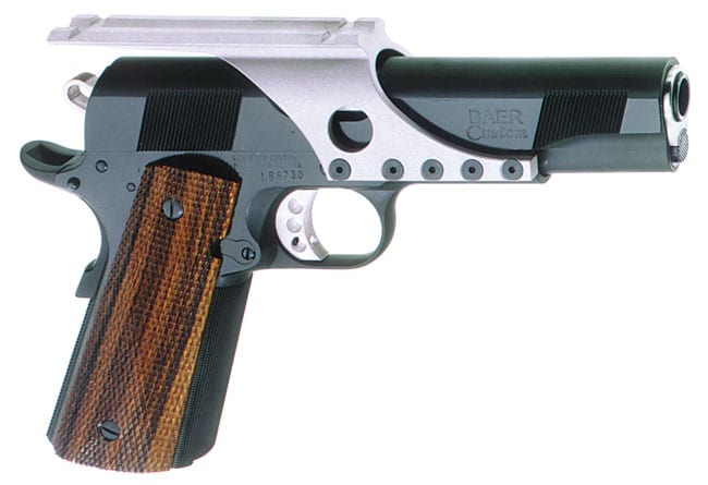 Les Baer 1911 Bullseye Wadcutter Pistol,6" Slide W/Low Mount LBC Adj. Sight, .45ACP